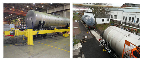 Static test and buffing impact test from one source and at one location