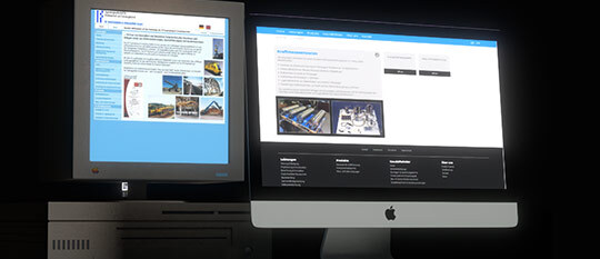 Internet presence with new design
